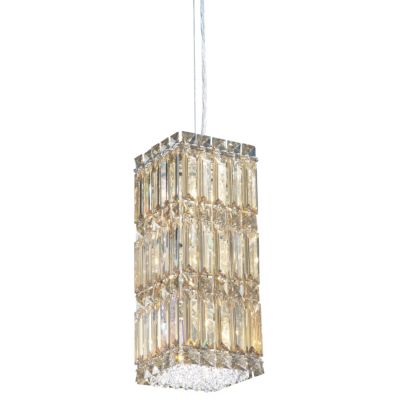 Quantum Blocks Thin Rectangle Pendant by Schonbek Lighting - Starlight Lighting USA and Canada